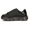 Skórzane sneakersy damskie Filippo DP4480/23, czarne