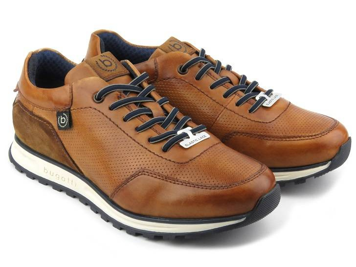 Sneakersy męskie, buty sportowe BUGATTI 331-A0212-1000, brązowe