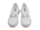 Półbuty, espadryle damskie białe News 25TX02-8853 