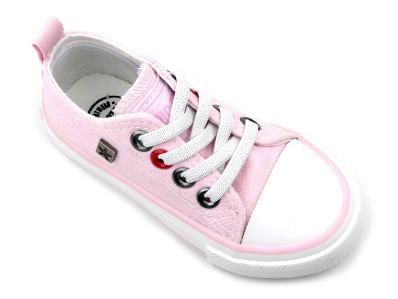 Wsuwane trampki dziecięce - BIG STAR HH374093, różowe