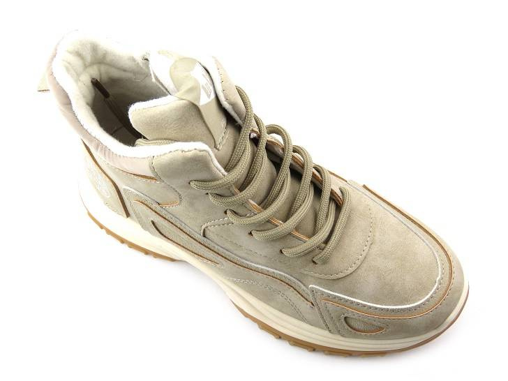 Trapery, śniegowce damskie na platformie - LEE COOPER LCJ-22-44-1352L, szare