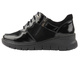 Wygodne sneakersy damskie ze skóry naturalnej Helios Komfort 347-2S, czarny 3 - tęgość H+