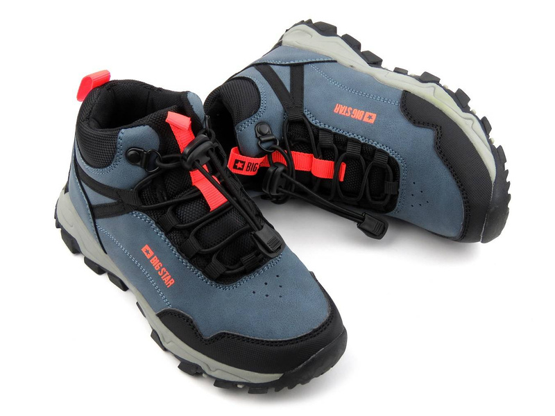 Wysokie trzewiki, sneakersy dziecięce - BIG STAR GG374048, granatowe