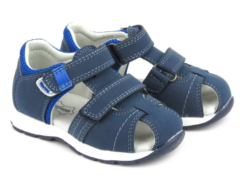 Sandały dziecięce, półbuty na lato - Befado 170P075, granatowe