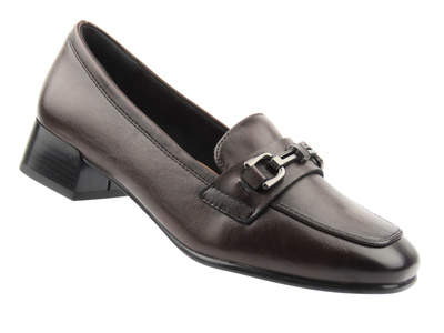Eleganckie mokasyny damskie Vinceza 39978, brązowe