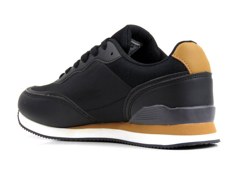 Sportowe obuwie, sneakersy męskie AMERICAN CLUB FH 22/22, czarne