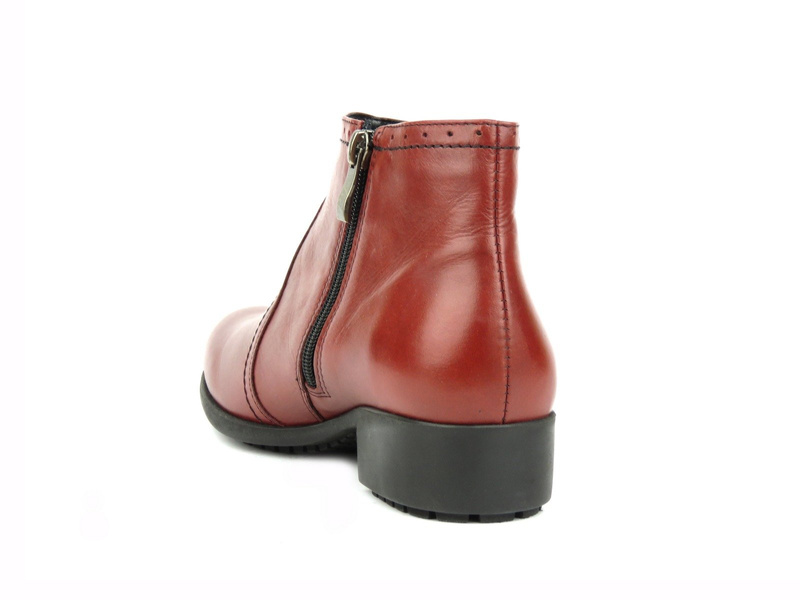 Botki damskie Axel 1392, czerwone