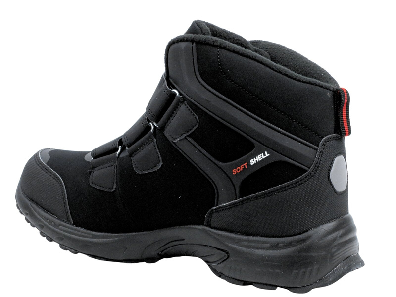 Śniegowce, trapery męskie - AMERICAN CLUB Softshell WT 160/23, czarne