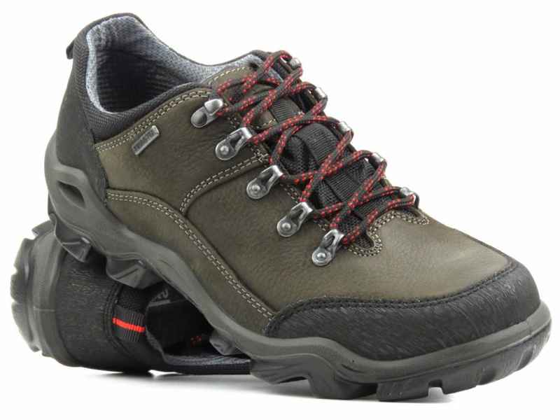 Buty męskie trekkingowe niskie z POLAR-TEX - MANITU 640047-02
