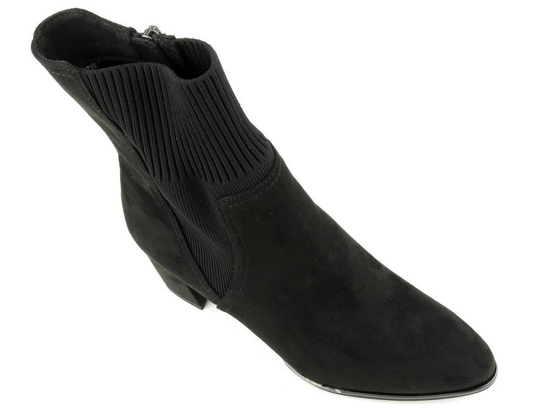 Botki, sztyblety damskie MARCO TOZZI 25352, czarne