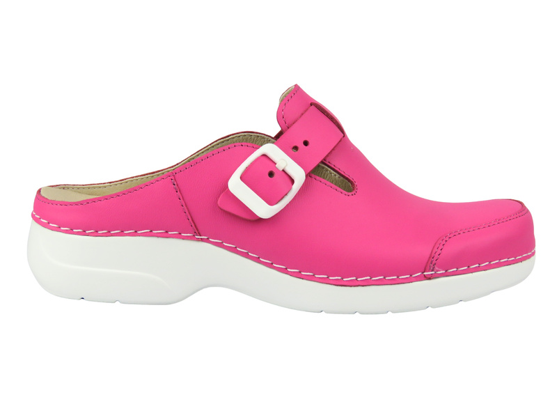 Wygodne damskie klapki Nursing Care PE9409 Noruega, fuksja