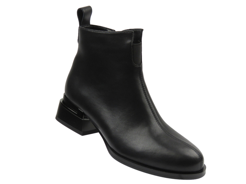 Botki damskie Cambell 25-60324, czarne
