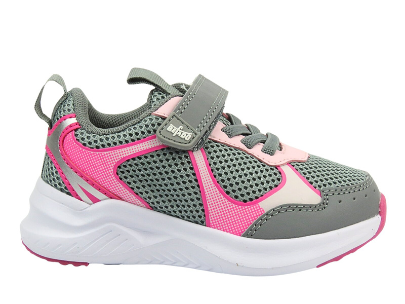 Buty Sportowe Dziewczęce BEFADO 516Y172 Szare Na Rzep