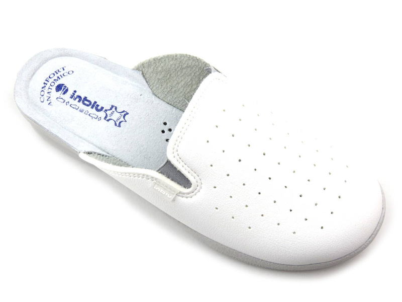 Klapki damskie sanitarne - Inblu 50-34, białe