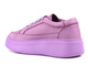 Fioletowe sneakersy damskie na platformie - VENEZIA 01801-71
