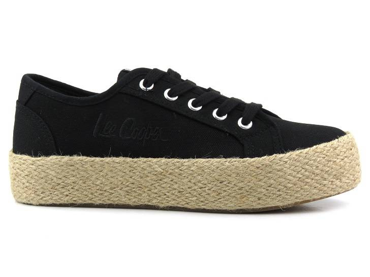 Trampki, espadryle damskie LEE COOPER LCW-23-31-1797L, czarne