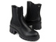 Botki damskie na traperowym obcasie - BIG STAR KK274492, czarne