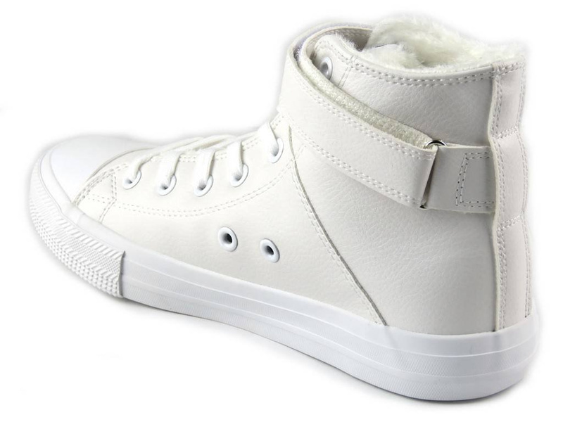 Ciepłe trampki damskie Big Star V274541FW20, białe