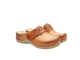 Skórzane klapki damskie brąz Leon 902