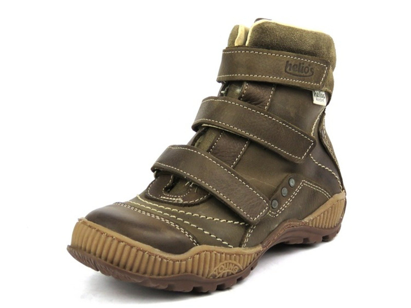 Trzewiki dziecięce chłopięce z wełną - Helios 455