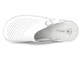 Wygodne klapki damskie sanitarne - Helios Komfort 654, białe