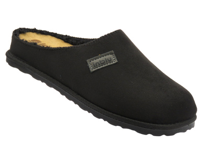 Ciepłe kapcie damskie czarne INBLU CS-45