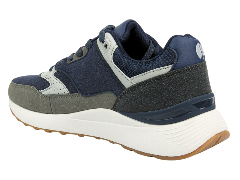 Sznurowane buty sportowe męskie niebieskie Inblu IU-13