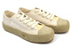 Trampki damskie z plecioną podeszwą - Lee Cooper LCW-24-31-2191L, beżowe