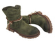 Botki Damskie, Workery - Potocki 24-54305 Zielone Na Zamek