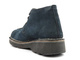 Trzewiki męskie młodzieżowe ze skóry naturalnej - HELIOS 606, granatowe