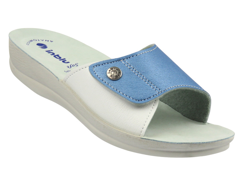 Wygodne klapki damskie Inblu VR-52, niebieskie