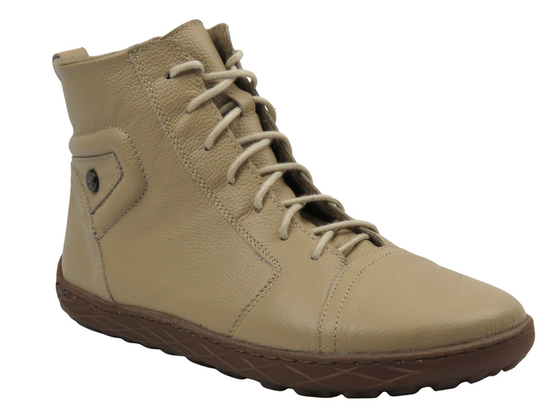 Wygodne botki damskie HELIOS 706, beżowe