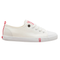 Trampki damskie, buty sportowe Big Star FF274087, białe z czerwonymi elementami