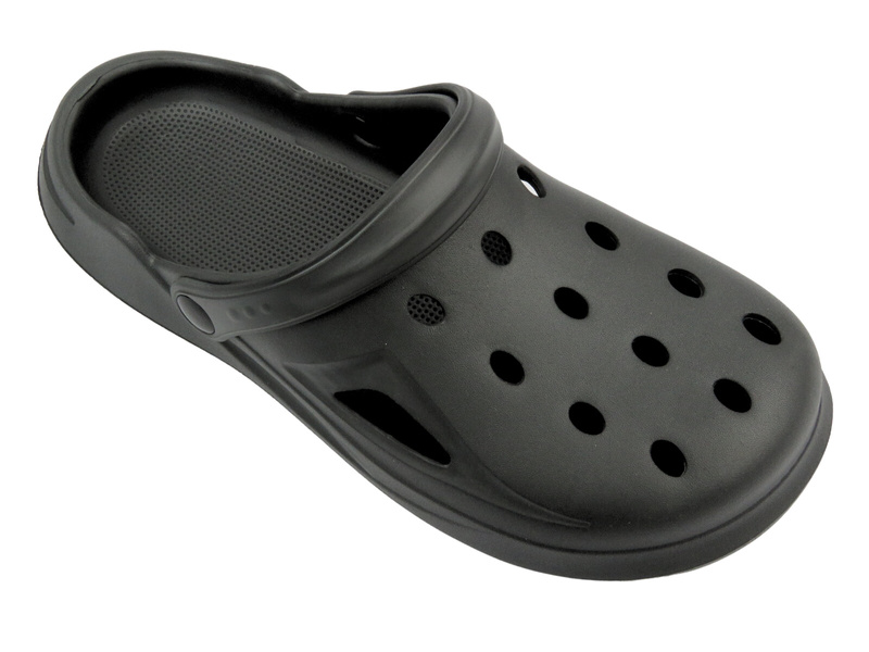 Klapki męskie clogsy - Realpaks M-201, ciemnoszary