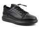 Sneakersy, buty sportowe męskie ze ściągaczem - GOE II1N4052, czarne