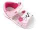 Sandałki dziecięce z kotkiem - American Club DR 22/21(22) 29/22, różowe