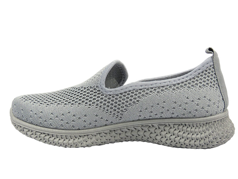 Lekkie półbuty damskie szare Vinceza 34602