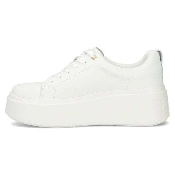 Sportowe buty damskie na platformie - Filippo DP6246/24, białe