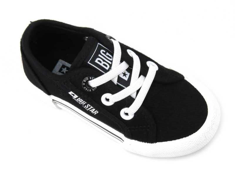 Trampki, tenisówki dziecięce - BIG STAR JJ374169, czarne