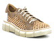 Półbuty damskie ażurowe, sneakersy - Maciejka 05850-04, beżowe