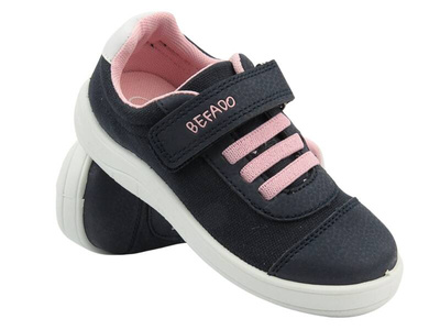 Buty Sportowe Trampki Dziecięce Młodzieżowe BEFADO 451X001 Granatowe