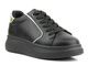 Czarne sneakersy damskie na platformie - INBLU IN001294