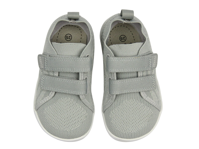 Trampki, kapcie barefoot dziecięce na rzepy - BEFADO 003Y013, szare