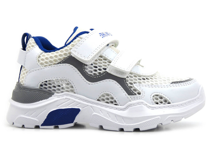 Przewiewne sneakersy dziecięce, buty sportowe - WEESTEP R888650705, białe