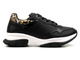 Buty sportowe, sneakersy damskie - TOMMY HILFIGER T3A4-31173-1242999, czarne z panterką