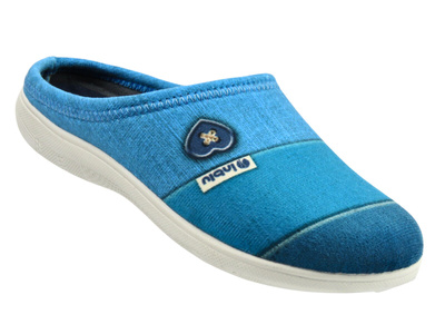 Wygodne kapcie damskie Inblu EC-41, niebieskie
