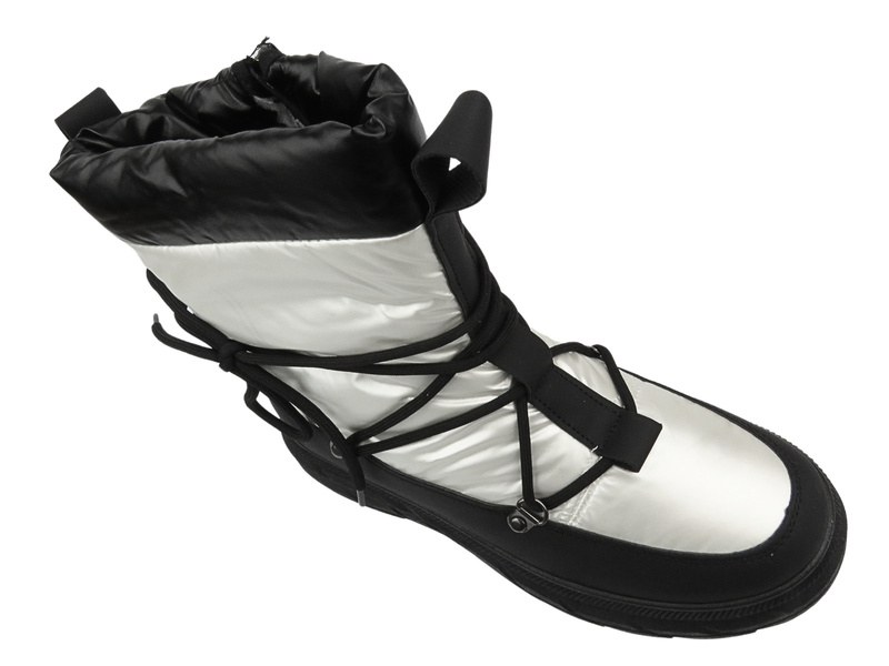 Śniegowce Damskie, Buty Zimowe Venezia C005MTWHOBB087 Białe Sznurowane