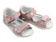 Sandały dziecięce na rzepy różowe Jamet 218