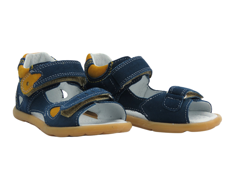 Sandały dziecięce na rzepy granatowe Jamet 218