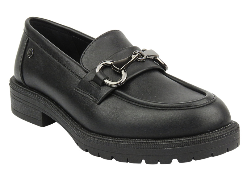 Półbuty, mokasyny damskie czarne Inblu IC-23